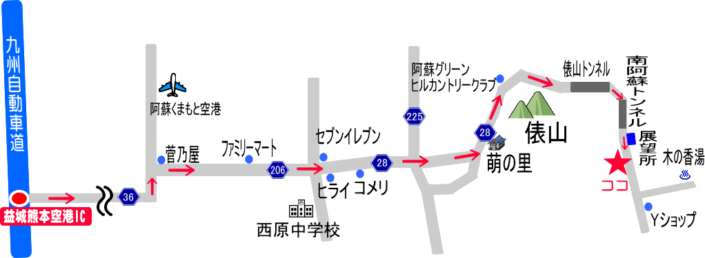 ヒーリング・ケアサロン　マリーナ地図